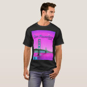 San Francisco California Golden Gate Bridge T-shirt (Voorkant volledig)