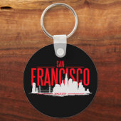 San Francisco California Golden Gate Bridge USA Sleutelhanger (Voorkant)