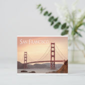 San Francisco California Golden Gate Bridge, Veren Briefkaart (Staand voorkant)