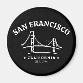 San Francisco California Golden Gate Landscape Magneet (Voorkant)