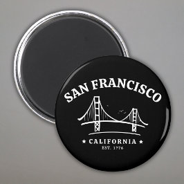 San Francisco California Golden Gate Landscape Magneet