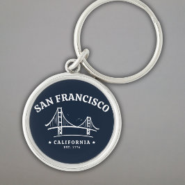 San Francisco California Golden Gate Landscape Sleutelhanger