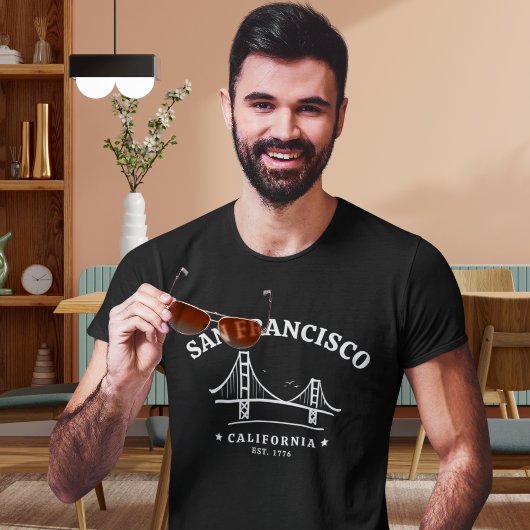 San Francisco California Golden Gate Landscape T-shirt