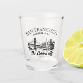 San Francisco California Golden Gate  Shot Glas (Voorkant)