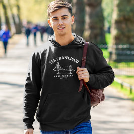 San Francisco California Golden Gate view Hoodie
