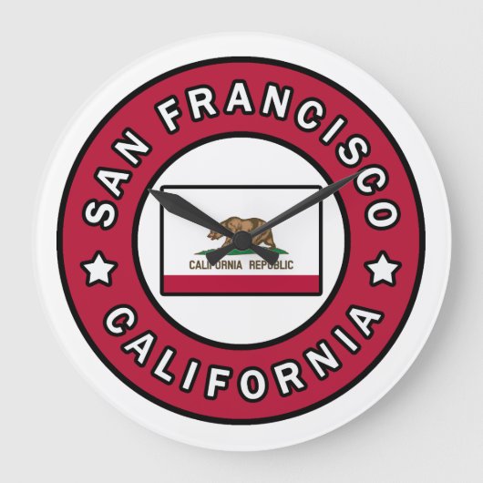 San Francisco California Grote Klok (Voorkant)