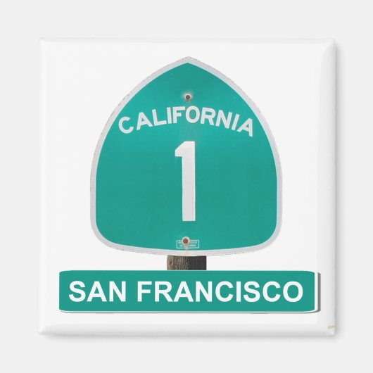 San Francisco California Highway 1 magneet (Voorkant)