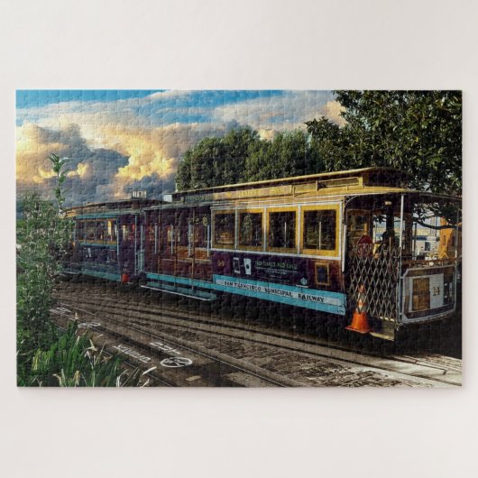 San Francisco California Historische Trolley Legpuzzel (Horizontaal)