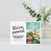 San Francisco California - Kabelbaan die we hebben Briefkaart (Staand voorkant)