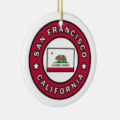 San Francisco California Keramisch Ornament (Rechts)