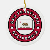 San Francisco California Keramisch Ornament (Voorkant)