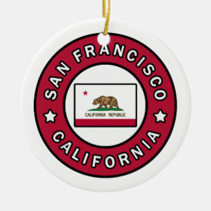 San Francisco California Keramisch Ornament