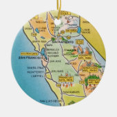 San Francisco California Keramisch Ornament (Voorkant)