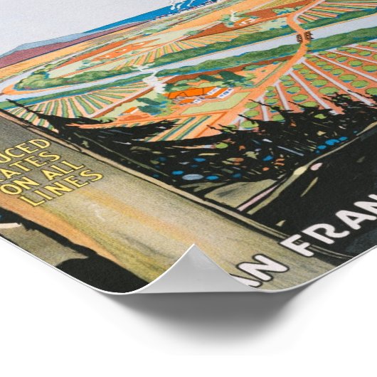 San Francisco California Land Show Poster (Hoek)