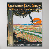 San Francisco California Land Show Poster (Voorkant)