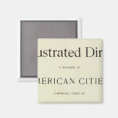 San Francisco California Magneet (Voorkant / Achterkant)