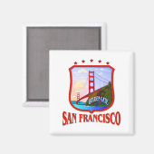San Francisco California Magneet (Voorkant / Achterkant)