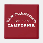 San Francisco California Magneet (Voorkant)
