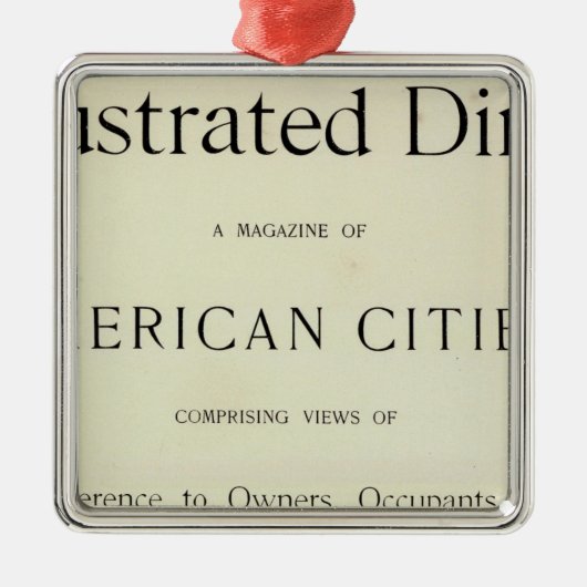 San Francisco California Metalen Ornament (Voorkant)