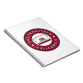 San Francisco California Notitieboek (Rechterzijde)