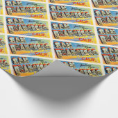 San Francisco California Old Travel Souvenir Cadeaupapier (Hoek)