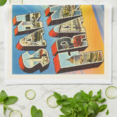 San Francisco California Old Travel Souvenir Theedoek (Gevouwen)