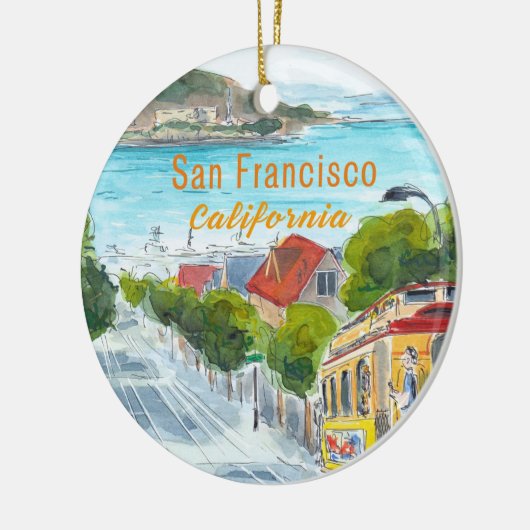 San Francisco California Ornament (Links)