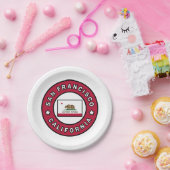 San Francisco California Papieren Bordje (Feest)