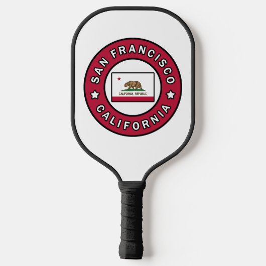 San Francisco California Pickleball Paddle (Achterkant)
