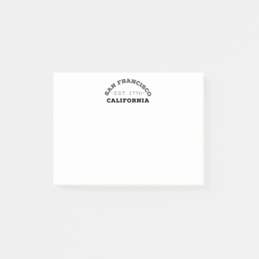 San Francisco California Post-it® Notes (Voorkant)