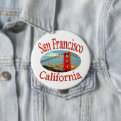 San Francisco California Ronde Button 4,0 Cm (In situ)