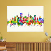 San Francisco California Skyline Canvas Afdruk (Insitu (Woonkamer))