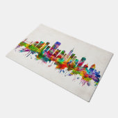 San Francisco California Skyline Deurmat (Schuin)