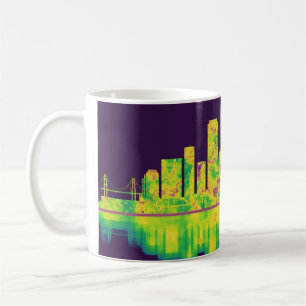 San Francisco California Skyline Koffiemok