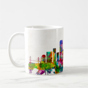 San Francisco California Skyline Koffiemok
