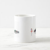 San Francisco California Skyline Koffiemok (Center)
