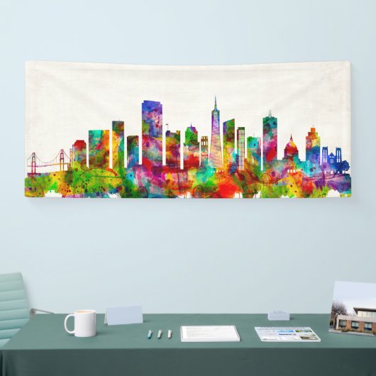 San Francisco California Skyline Spandoek (Beurs)