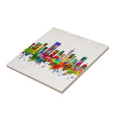 San Francisco California Skyline Tegeltje (Zijkant)