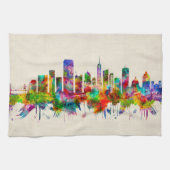 San Francisco California Skyline Theedoek (Horizontaal)