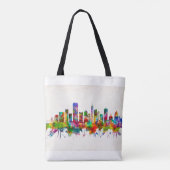 San Francisco California Skyline Tote Bag (Achterkant)