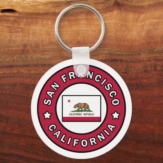 San Francisco California Sleutelhanger (Voorkant)