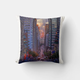 San Francisco California Street Skyline Glitter Kussen