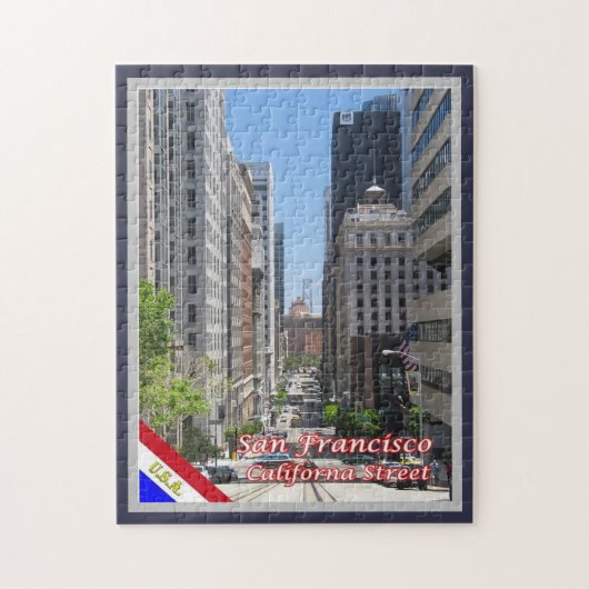 San Francisco - California Street - VS - Legpuzzel (Verticaal)