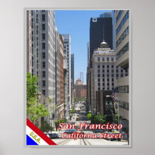 San Francisco - California Street - VS - Poster