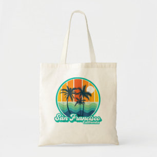 San Francisco California Summer 90 s Beach Tote Bag