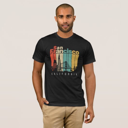 San Francisco California T-shirt (Voorkant volledig)
