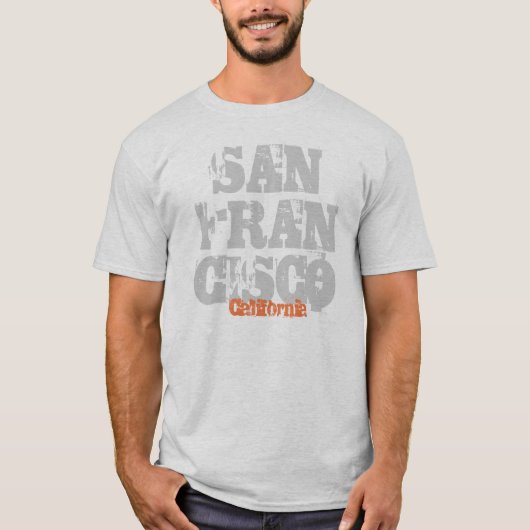 San Francisco California T-shirt (Voorkant)