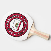 San Francisco California Tafeltennisbatje (Zijkant)