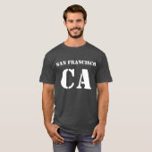 San Francisco California Tee Shirt (Voorkant volledig)