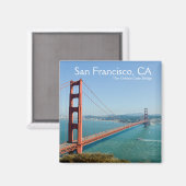 San Francisco California The Golden Gate Bridge Magneet (Voorkant / Achterkant)